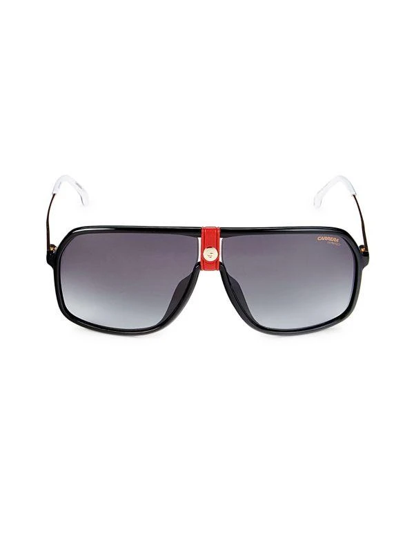 商品Carrera|Carrera 64MM Shield Sunglasses,价格¥450,第1张图片