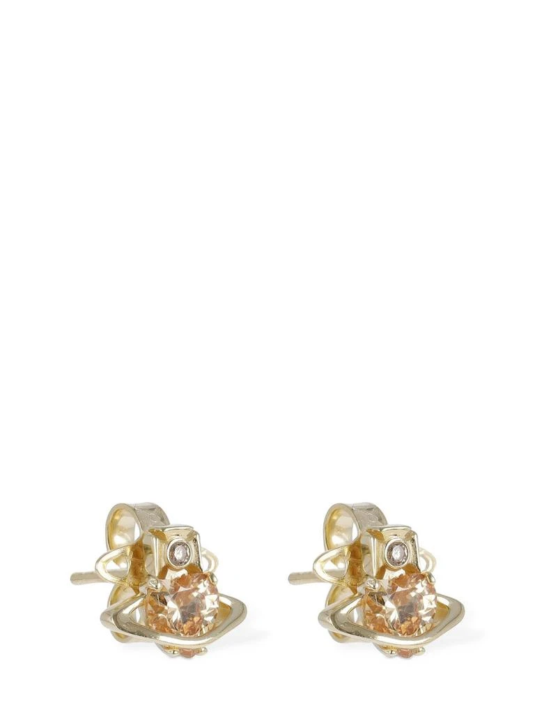 商品Vivienne Westwood|Leonor Crystal Stud Earrings,价格¥900,第2张图片详细描述