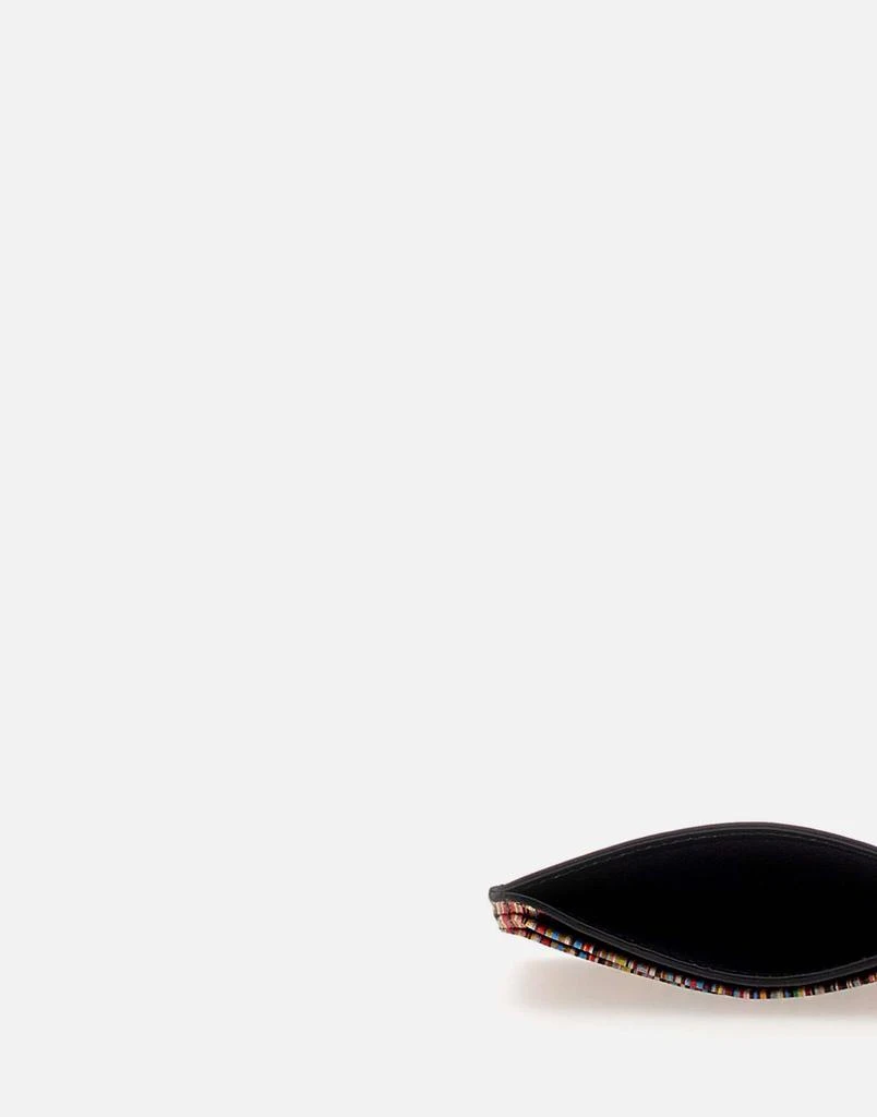 商品Paul Smith|Paul Smith card holder in black and multicolor leather,价格¥646,第4张图片详细描述