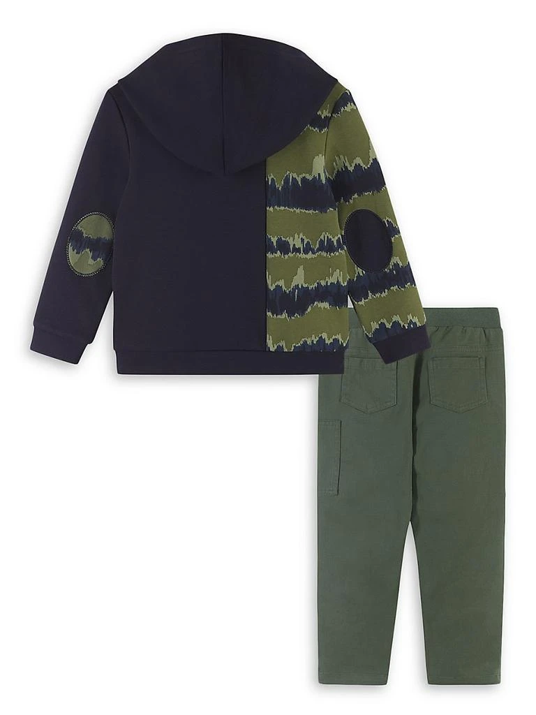 商品Andy & Evan|Little Boy's & Boy's 2-Piece French Terry Printed Top & Bottom Set,价格¥288,第2张图片详细描述