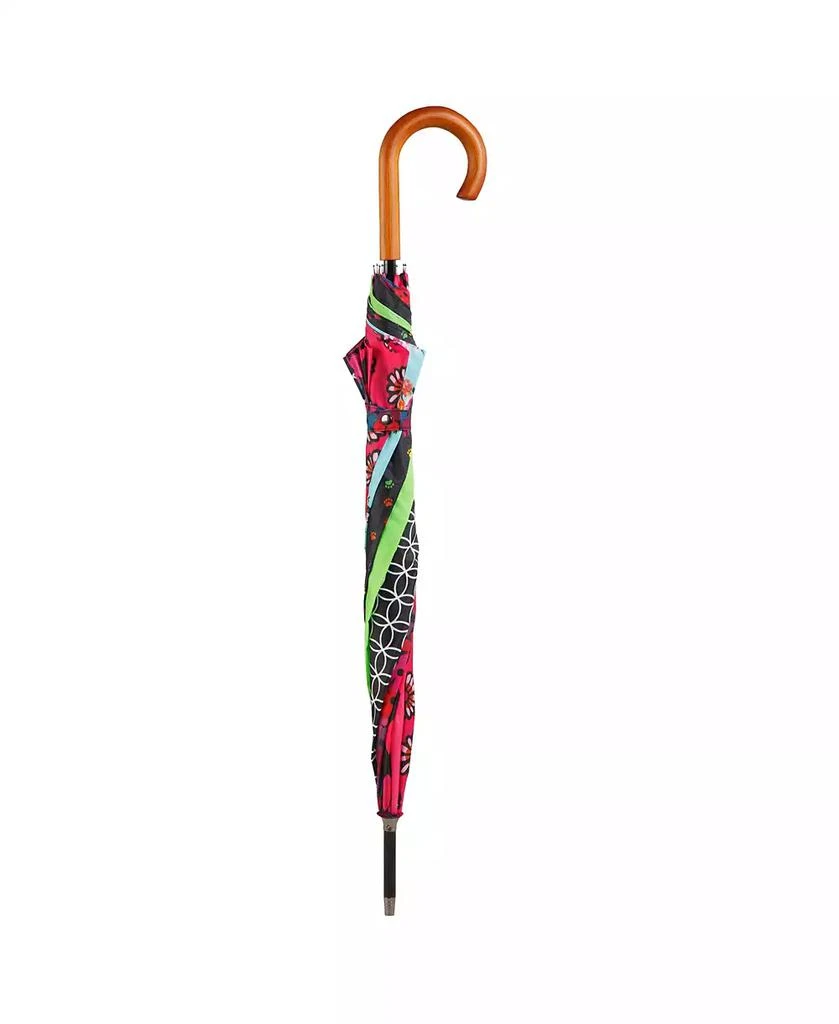 商品Totes|Patchwork Auto Open Stick Umbrella,价格¥260,第3张图片详细描述