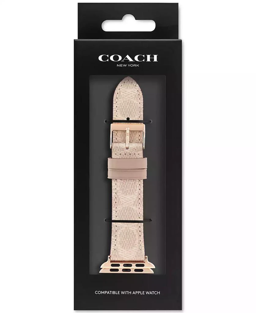 商品Coach|Sand Canvas Strap 38/40/41mm Apple Watch Band,价格¥736,第4张图片详细描述