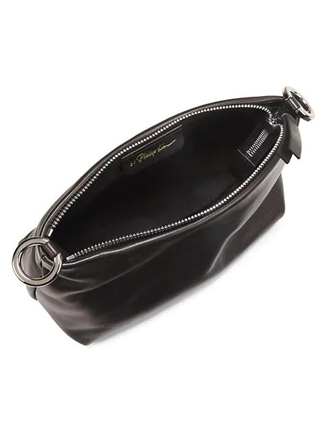 Mini Croissant Leather Shoulder Bag商品第3张图片规格展示