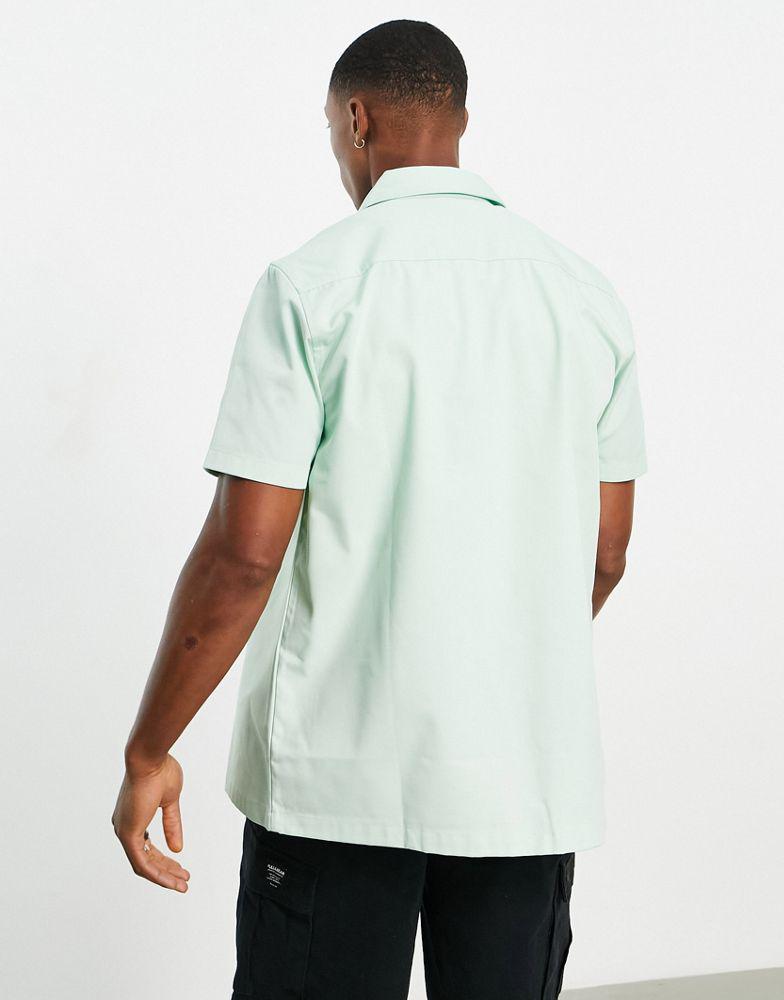 Carhartt WIP master short sleeve shirt in green商品第2张图片规格展示