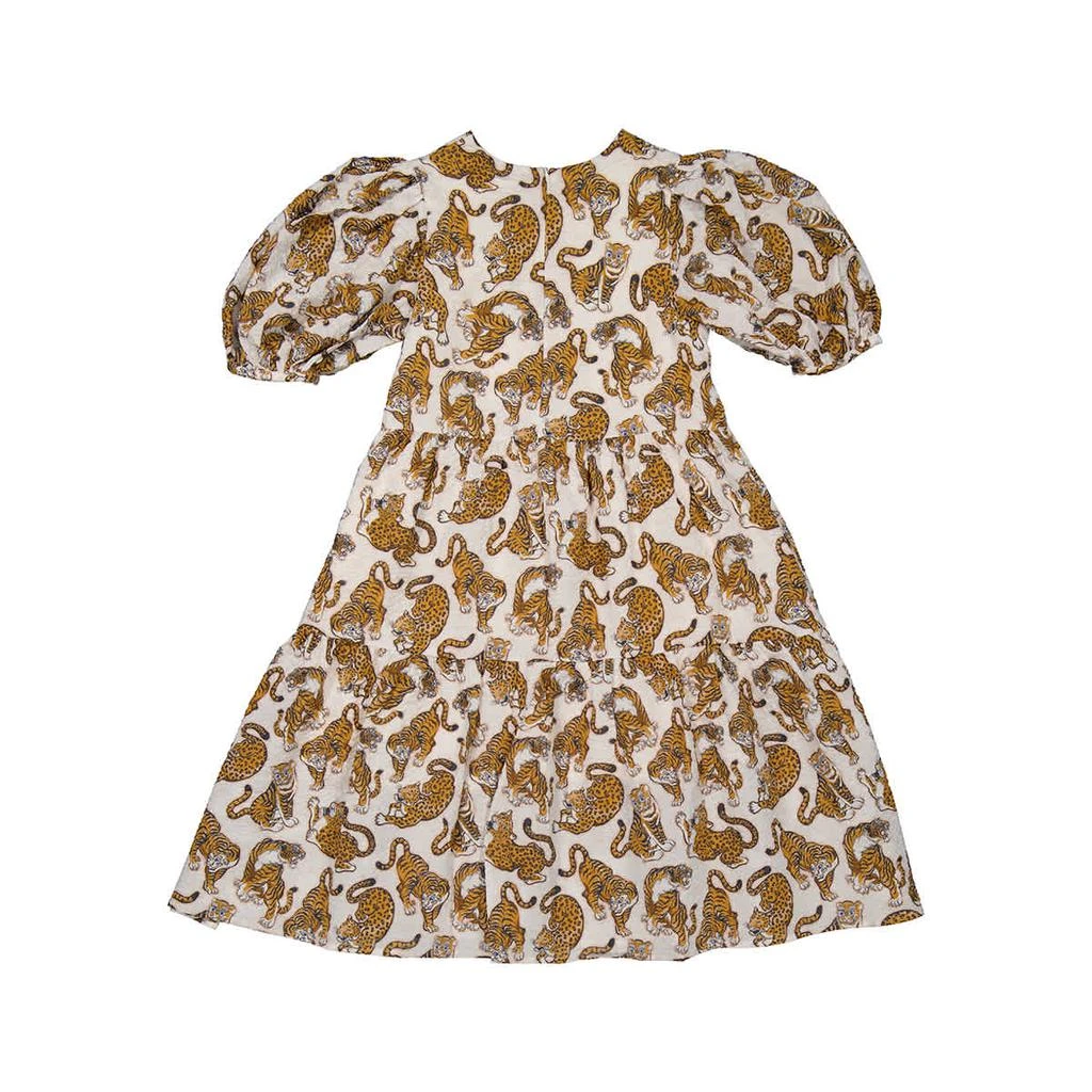 商品Kenzo|Kenzo Girls Tiered Tiger Print Dress, Size 10Y,价格¥404,第1张图片