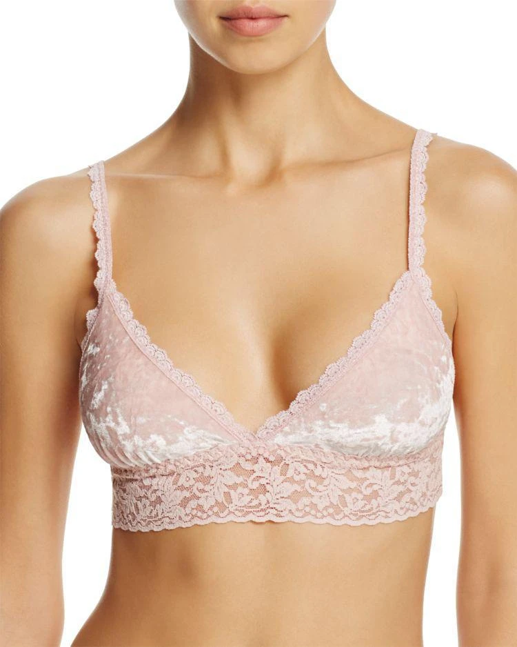 商品Hanky Panky|Panne Velvet Bralette,价格¥342,第1张图片