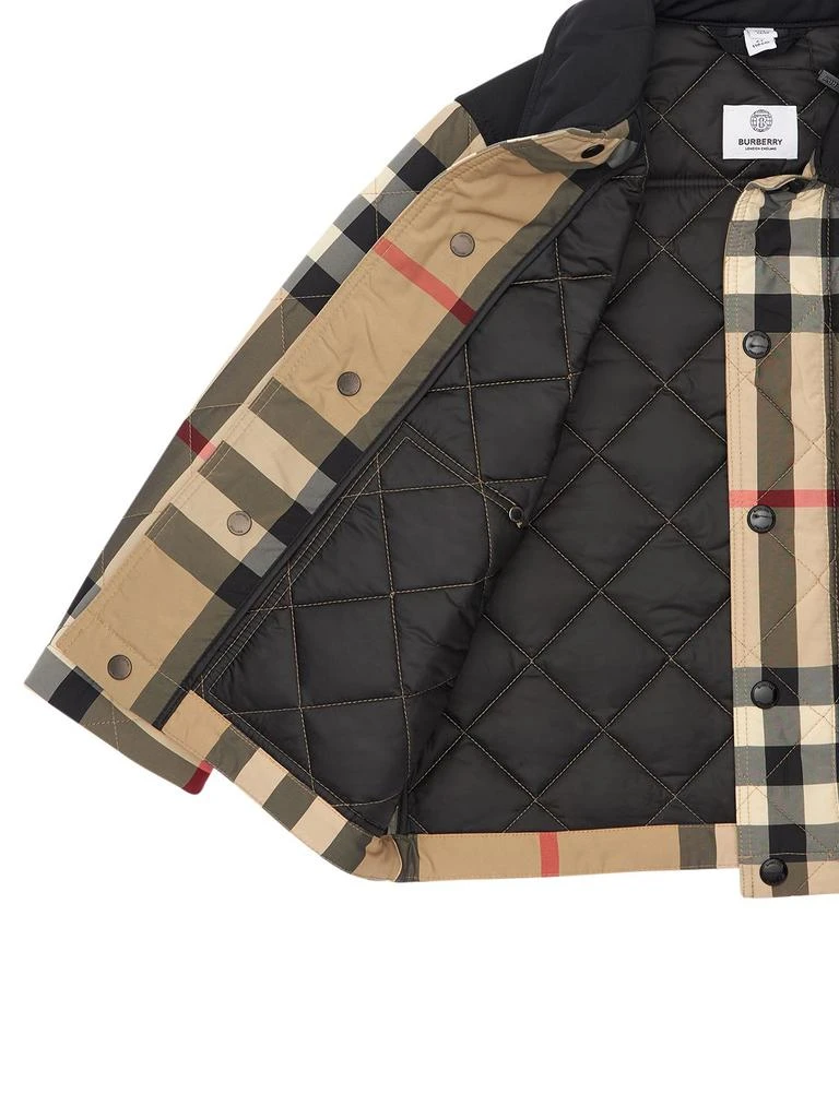 商品Burberry|Check Print Quilted Nylon Puffer Jacket,价格¥4052,第5张图片详细描述