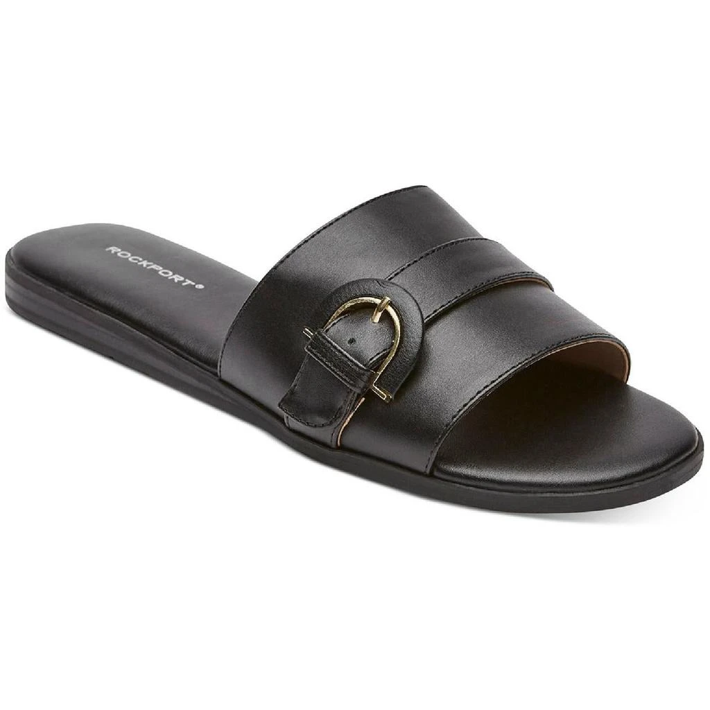 商品Rockport|Rockport Womens Yara Slide Flat Slip On Slide Sandals,价格¥310,第1张图片