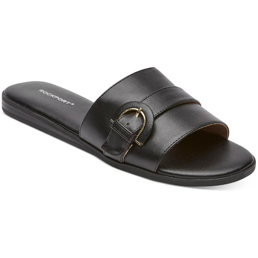 商品Rockport|Rockport Womens Yara Slide Flat Slip On Slide Sandals,价格¥407,第1张图片