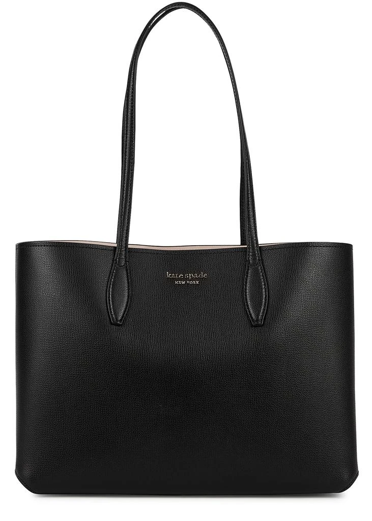 商品Kate Spade|All Day large black leather tote,价格¥2640,第1张图片