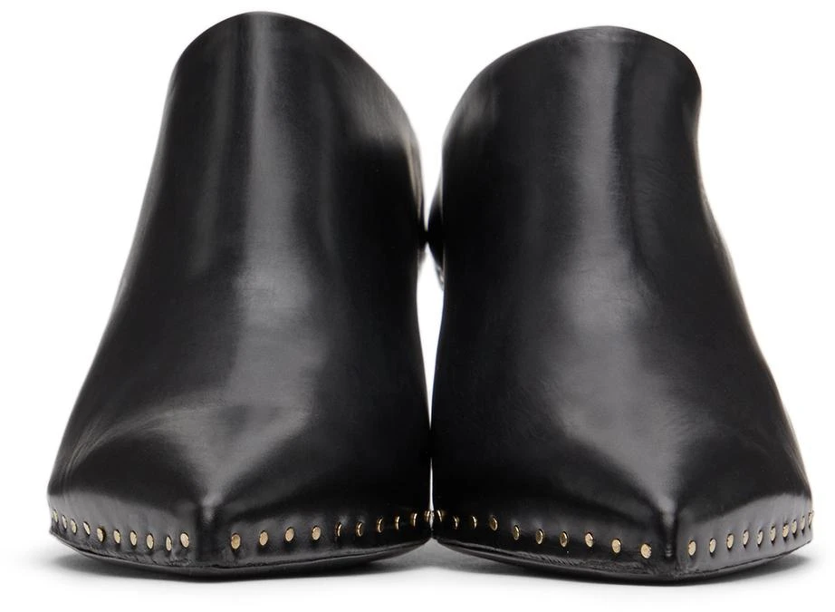 商品Jil Sander|Black Leather Mules,价格¥2814,第2张图片详细描述