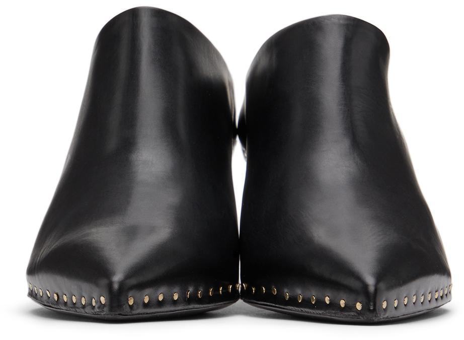 商品Jil Sander|Black Leather Mules,价格¥5851,第4张图片详细描述