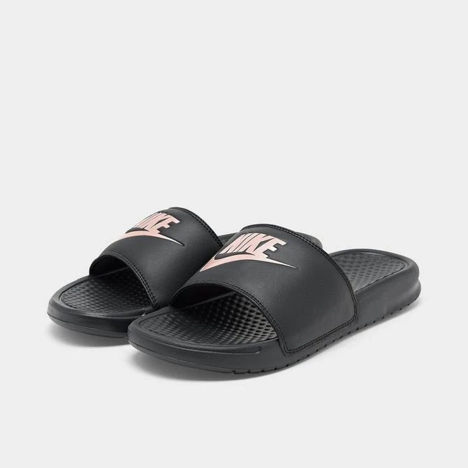 商品NIKE|女士 Nike Benassi JDI Swoosh Slide Sandals,价格¥188,第2张图片详细描述
