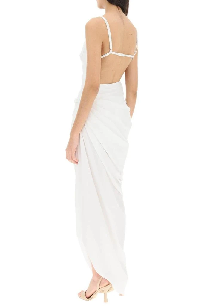 商品Jacquemus|'LA ROBE SAUDADE LONGUE' DRAPED DRESS,价格¥2617,第4张图片详细描述