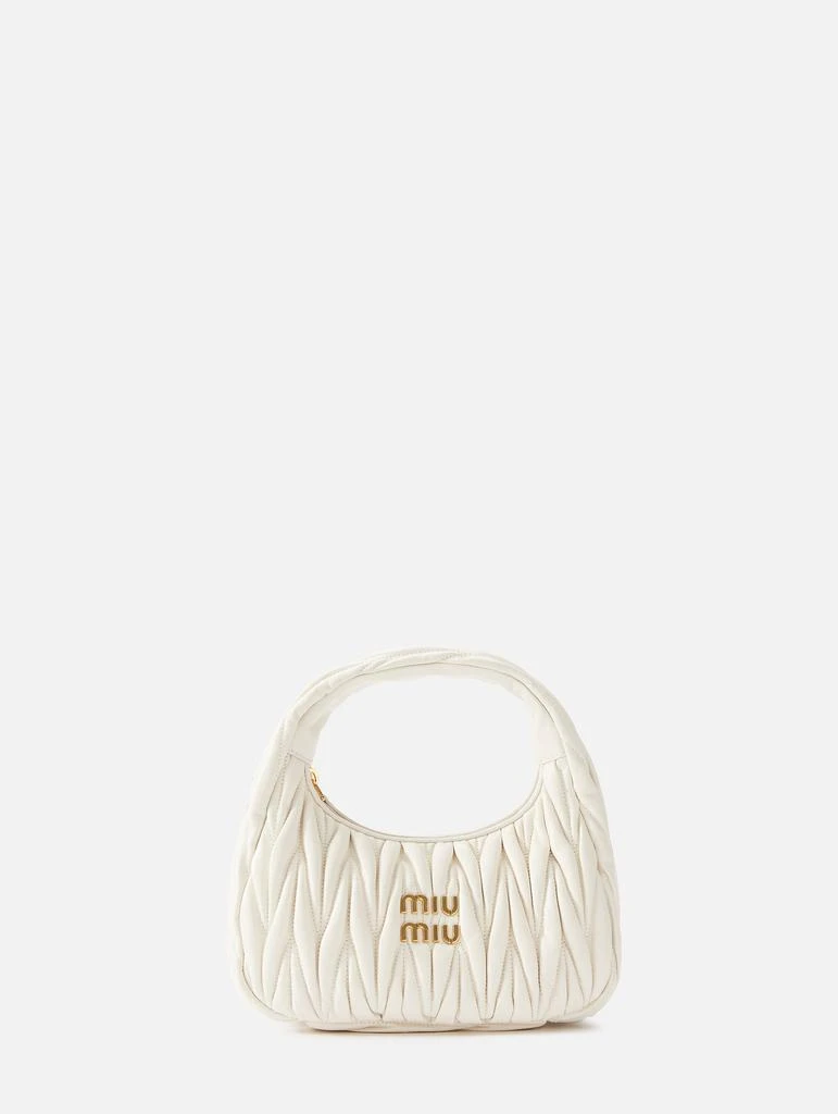 商品Miu Miu|Miu Wander Mini Hobo Bag,价格¥19128,第1张图片