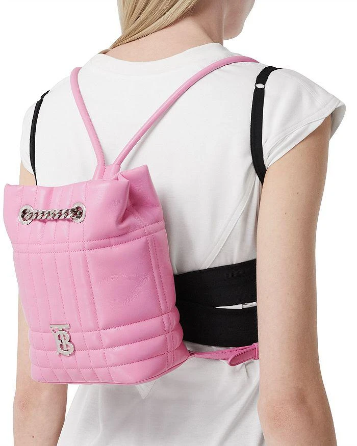 商品Burberry|Lola Quilted Leather Backpack,价格¥8634,第2张图片详细描述