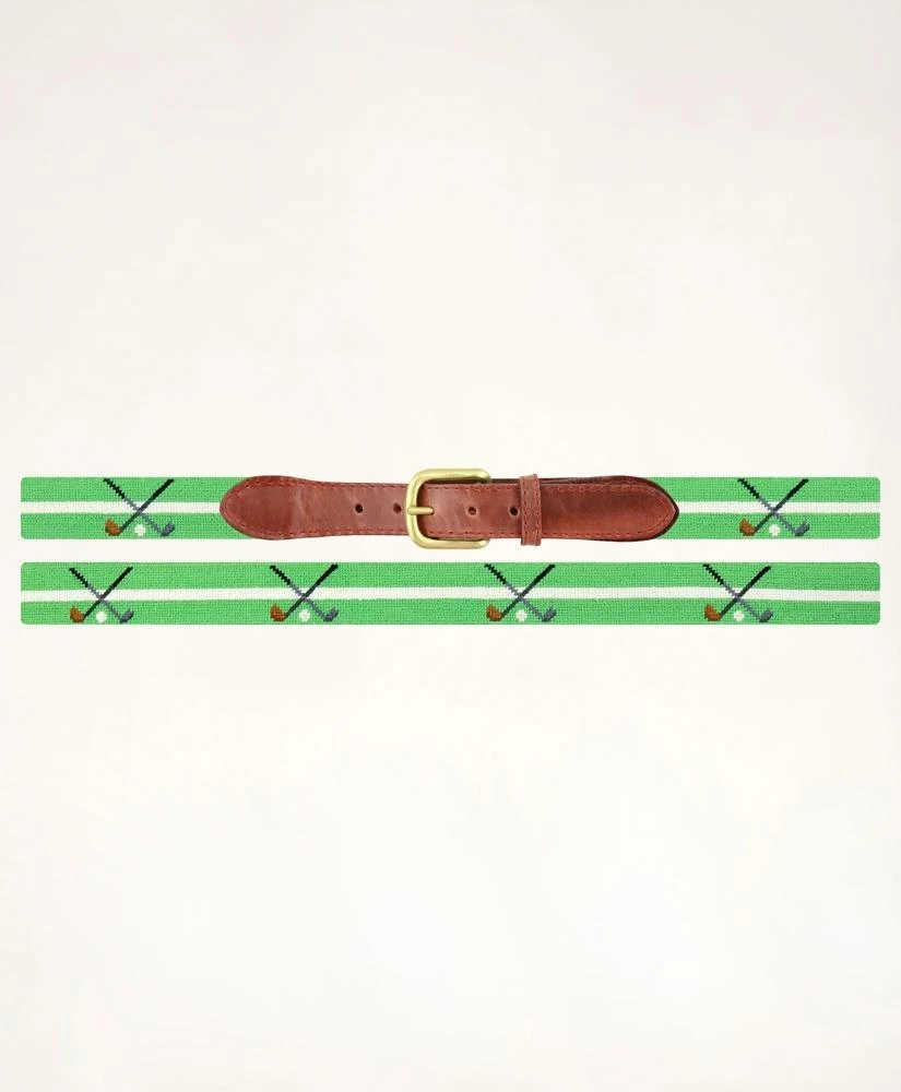 商品Brooks Brothers|Smathers & Branson Leather Needlepoint Belt,价格¥732,第2张图片详细描述