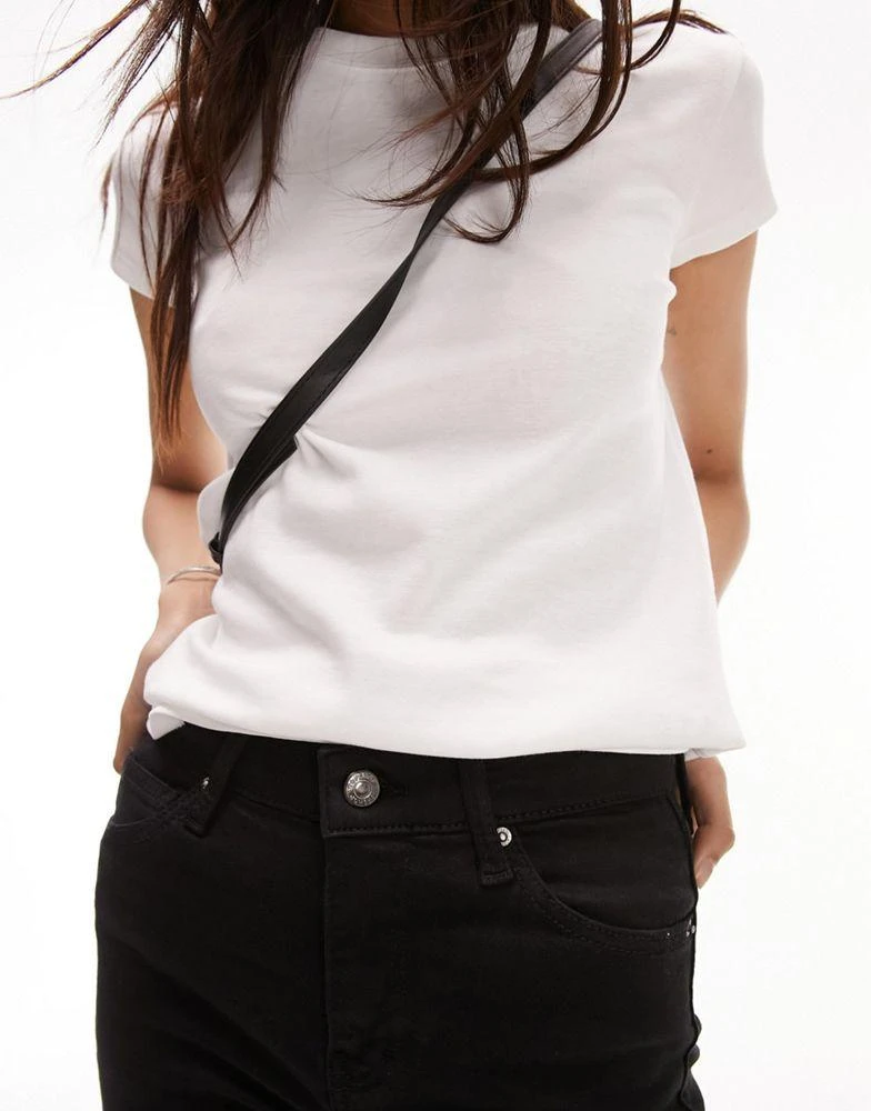 商品Topshop|Topshop Jamie jeans in black,价格¥135,第3张图片详细描述