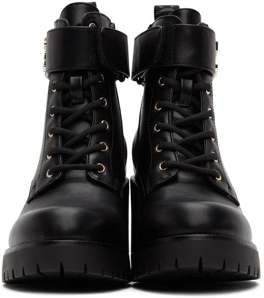商品Versace|Black Mia Strap Boots,价格¥778,第2张图片详细描述