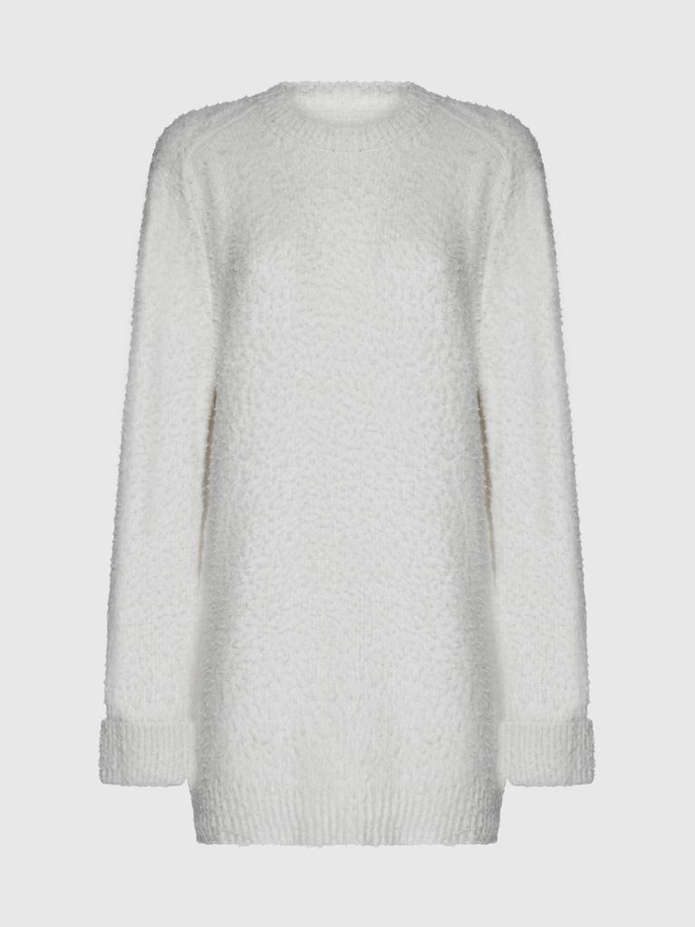 Offwhite felted effect sweater商品第1张图片规格展示
