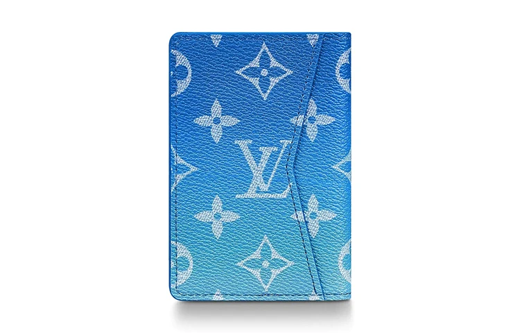 商品[国内直发] Louis Vuitton|蓝天白云口袋 涂层帆布 钱夹钱包 男款 蓝色,价格¥6506,第4张图片详细描述