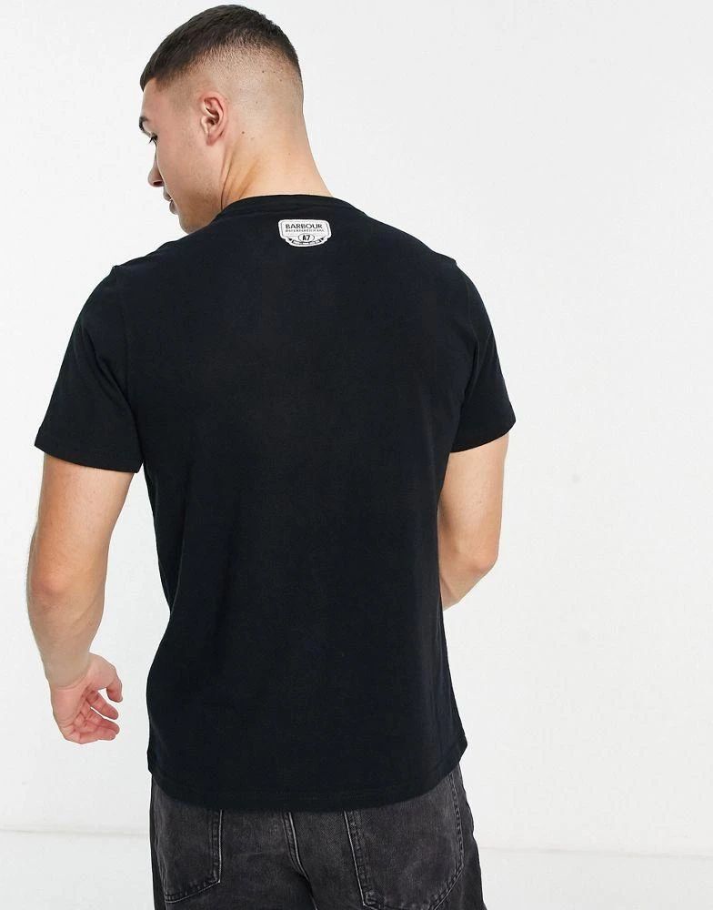 商品Barbour|Barbour International A722 print t-shirt in black,价格¥187,第4张图片详细描述