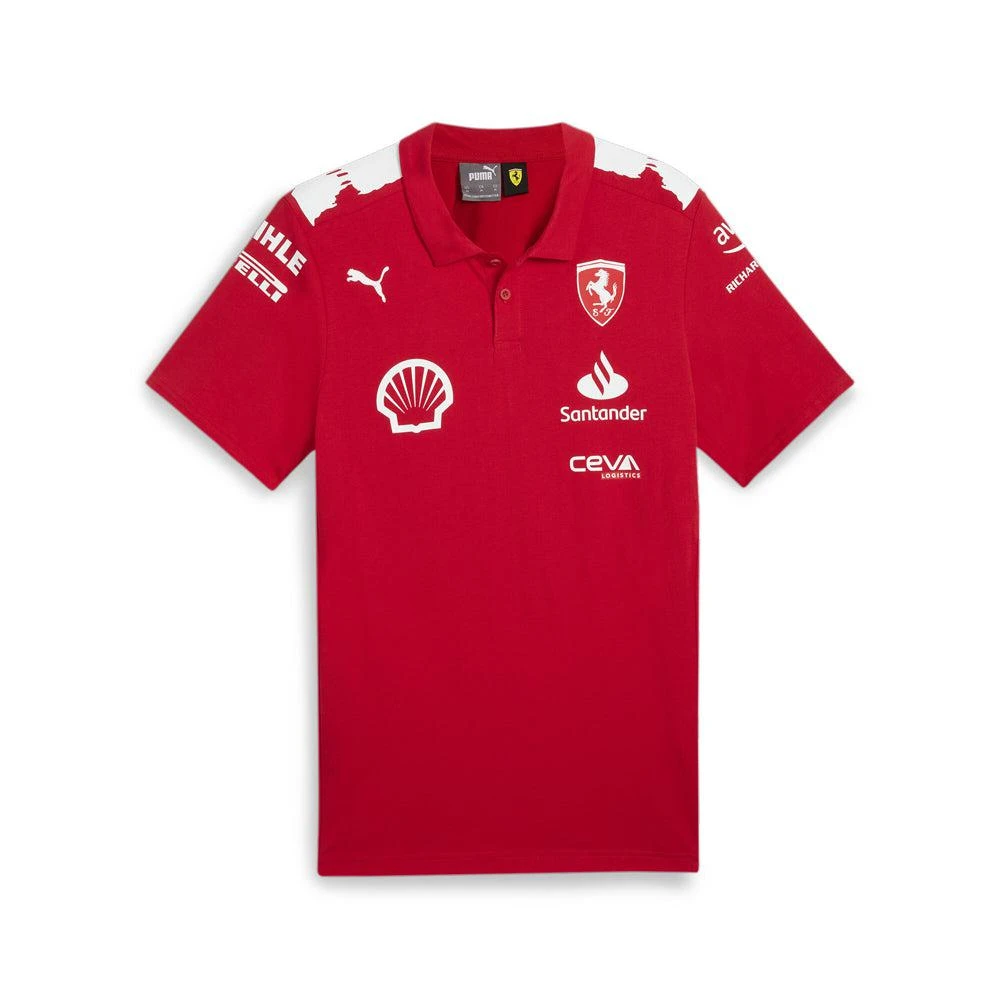 商品Puma|Scuderia Ferrari Joshua Vides Motorsport Short Sleeve Polo Shirt,价格¥372,第1张图片