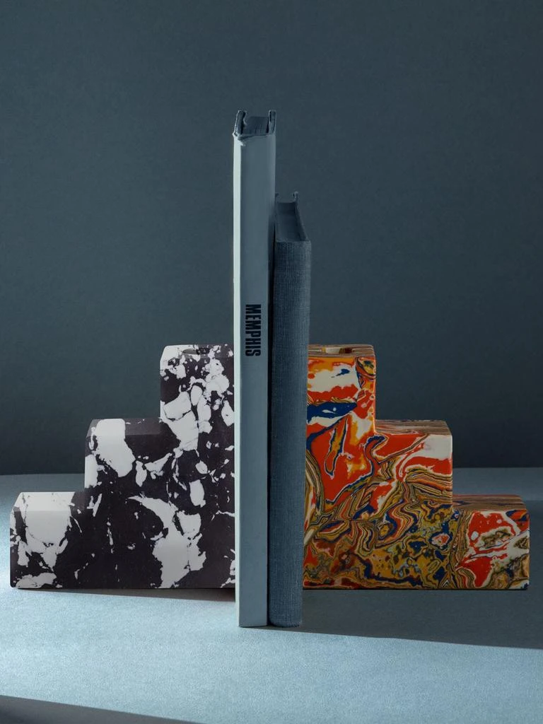 商品Tom Dixon|Set Of 2 Swirl Stepped Bookends,价格¥2299,第2张图片详细描述