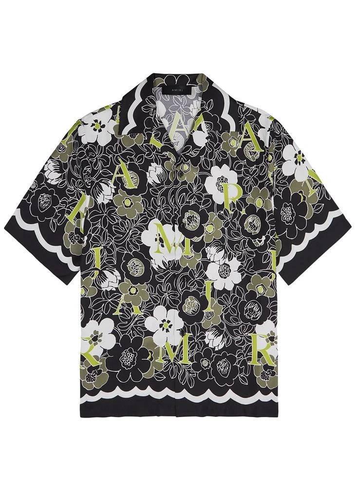 商品AMIRI|Floral-print silk-twill shirt,价格¥4099,第1张图片