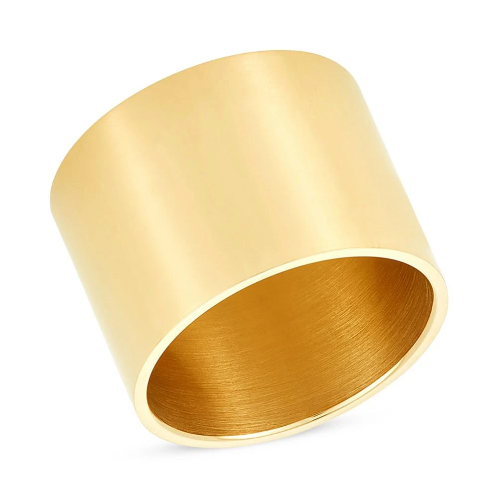 商品ADORNIA|Gold-Tone Water-Resistant Cigar Band Ring,价格¥168,第1张图片