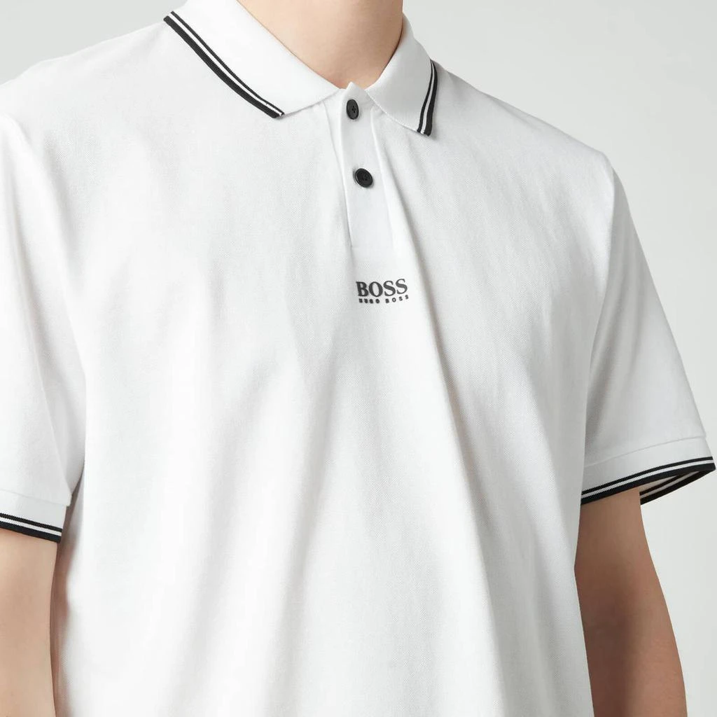 商品Hugo Boss|BOSS Orange Men's Pchup Polo Shirt - White,价格¥368,第4张图片详细描述