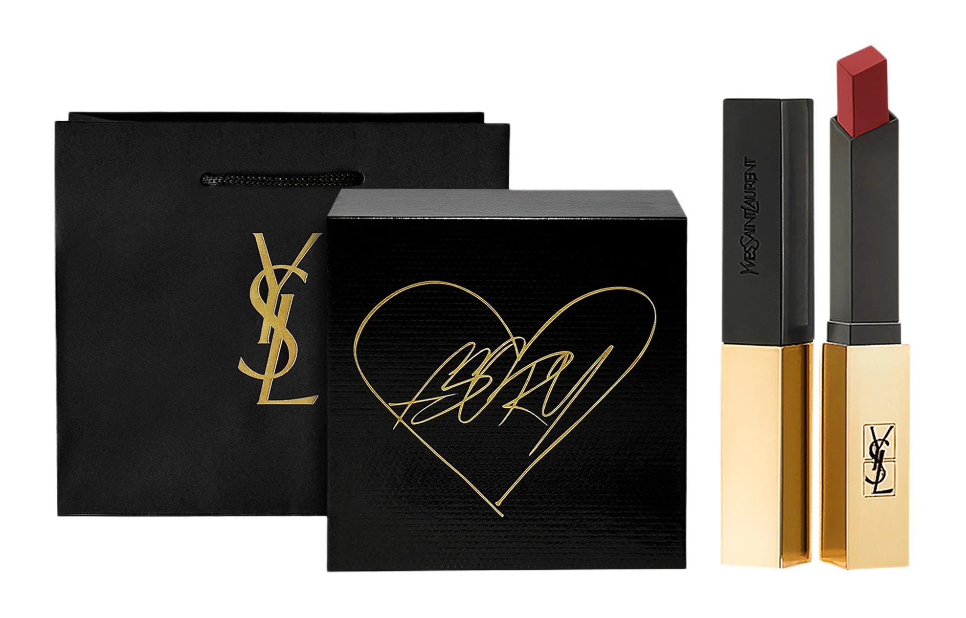 商品[国内直发] Yves Saint Laurent|YSL圣罗兰 黑金彩妆礼盒 易上色丝绒自然持久气色 口红+香水,价格¥535,第7张图��片详细描述