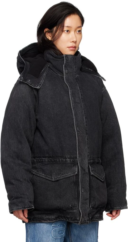 商品Alexander Wang|Gray Extreme Puffer Denim Jacket,价格¥8303,第2张图片详细描述