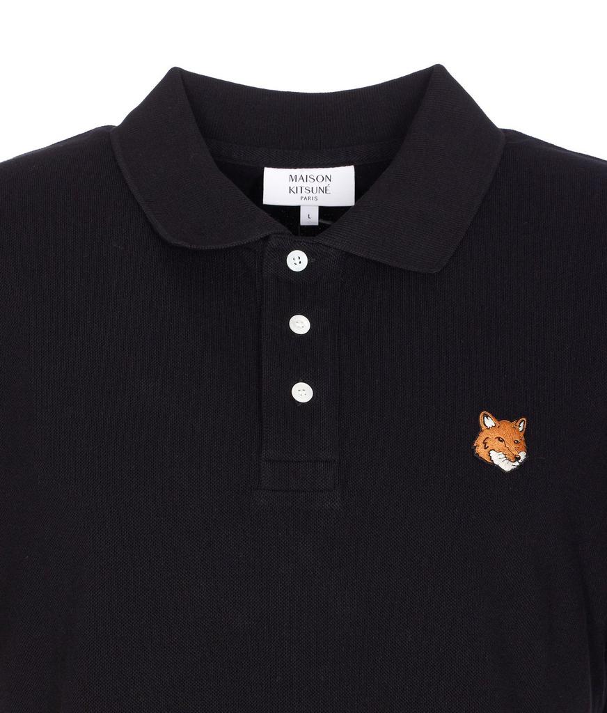 Shop Maison Kitsuné Fox Head Regular Polo Shirt on Sale at