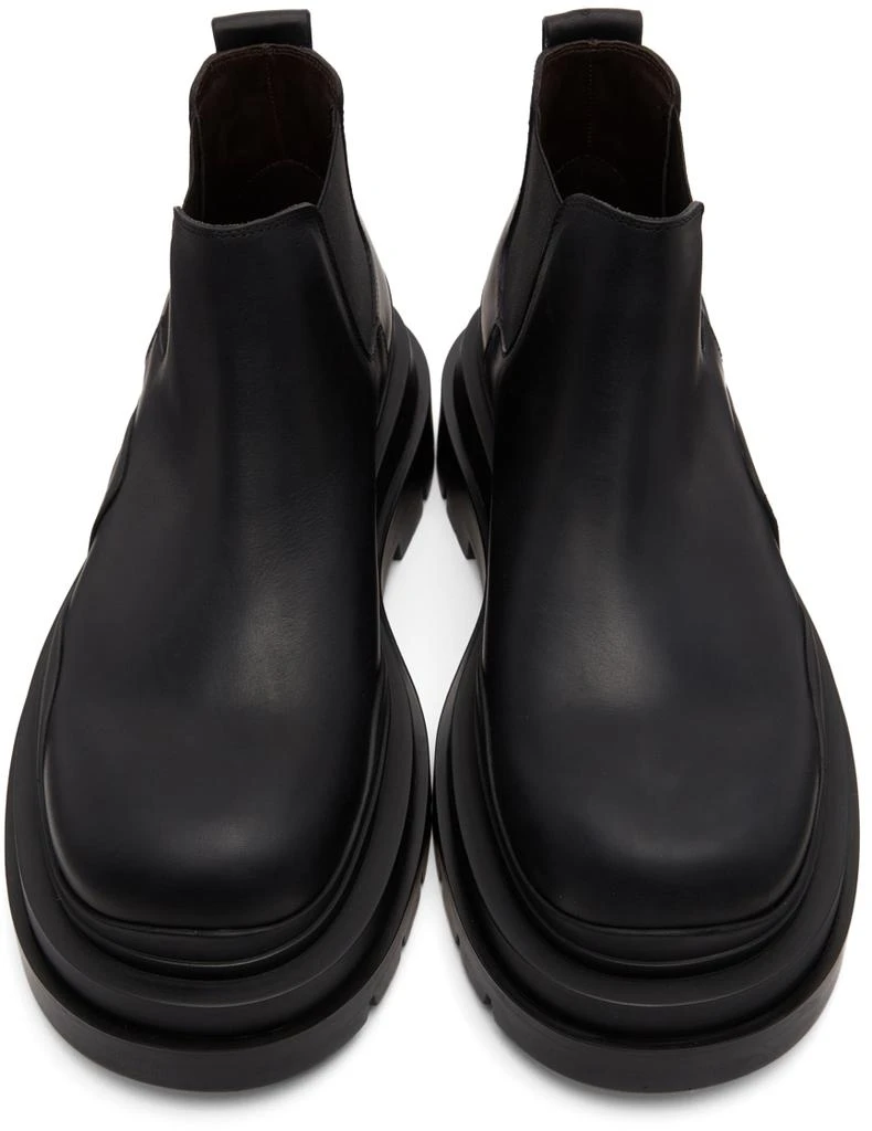 商品Bottega Veneta|Black Tire Chelsea Boots,价格¥10859,第4张图片详细描述
