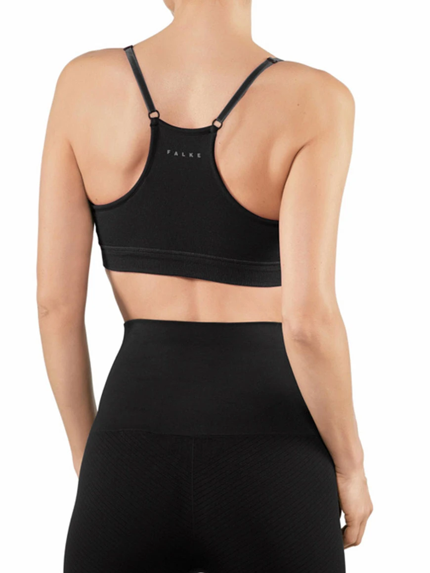 商品【商品预售7天】 FALKE|FALKE 女士运动文胸 334653000 黑色,价格¥526,第3张图片详细描述