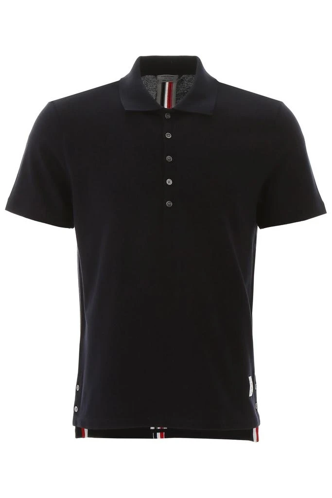 商品Thom Browne|Thom Browne RWB Striped Polo Shirt,价格¥2805-¥2813,第1张图片