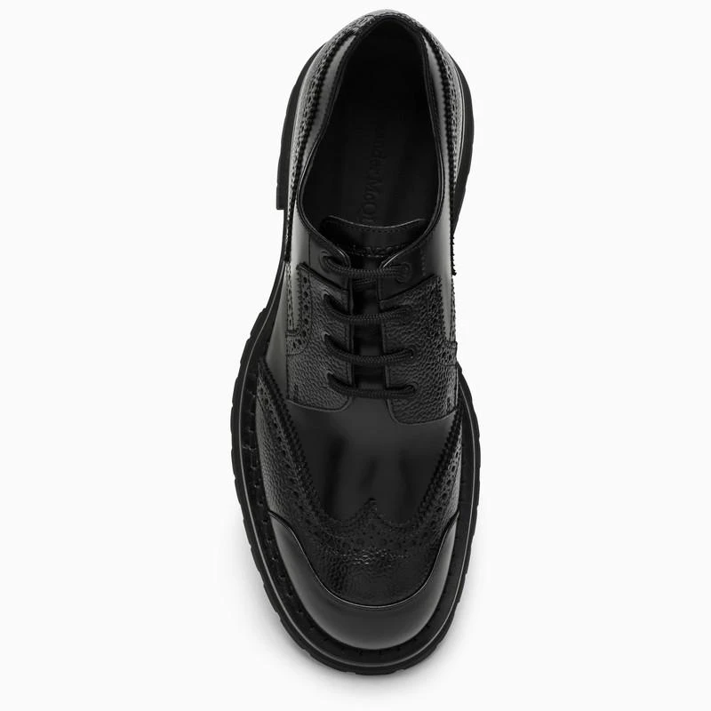 商品Alexander McQueen|Black Punk Worker derby lace-up,价格¥3226,第3张图片详细描述