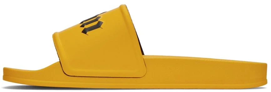 商品Palm Angels|Yellow Rubber Logo Slides,价格¥777,第3张图片详细描述