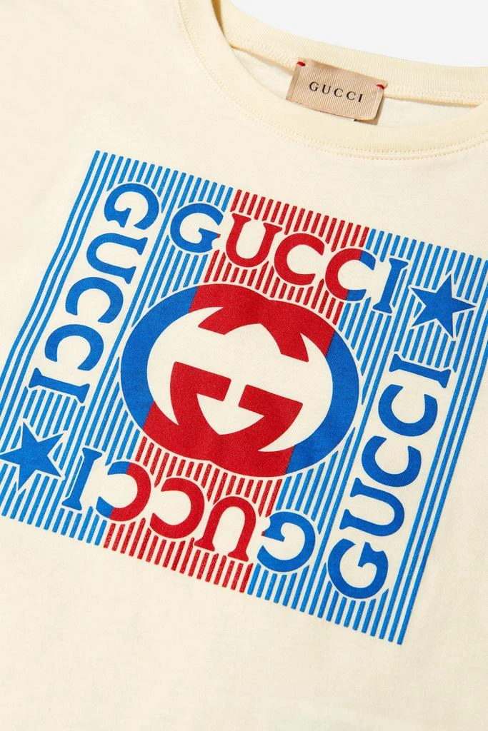 商品Gucci|Kids Logo Print T-Shirt,价格¥1468,第3张图片详细描述