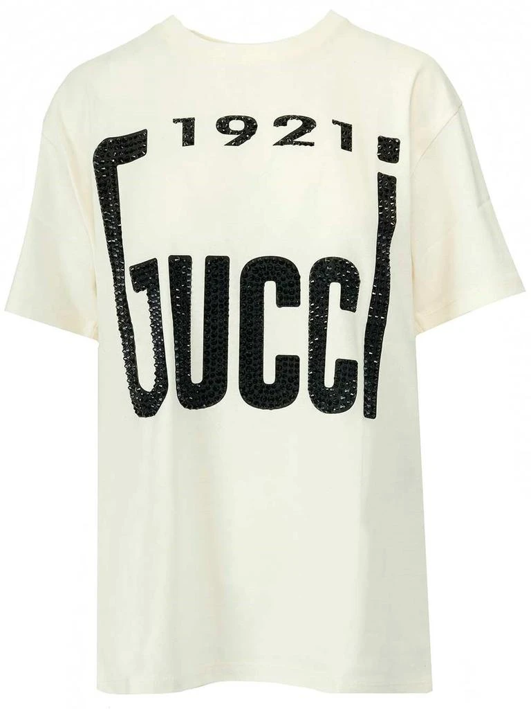商品Gucci|Gucci Crystal 1921 Gucci T-Shirt,价格¥5372,第1张图片