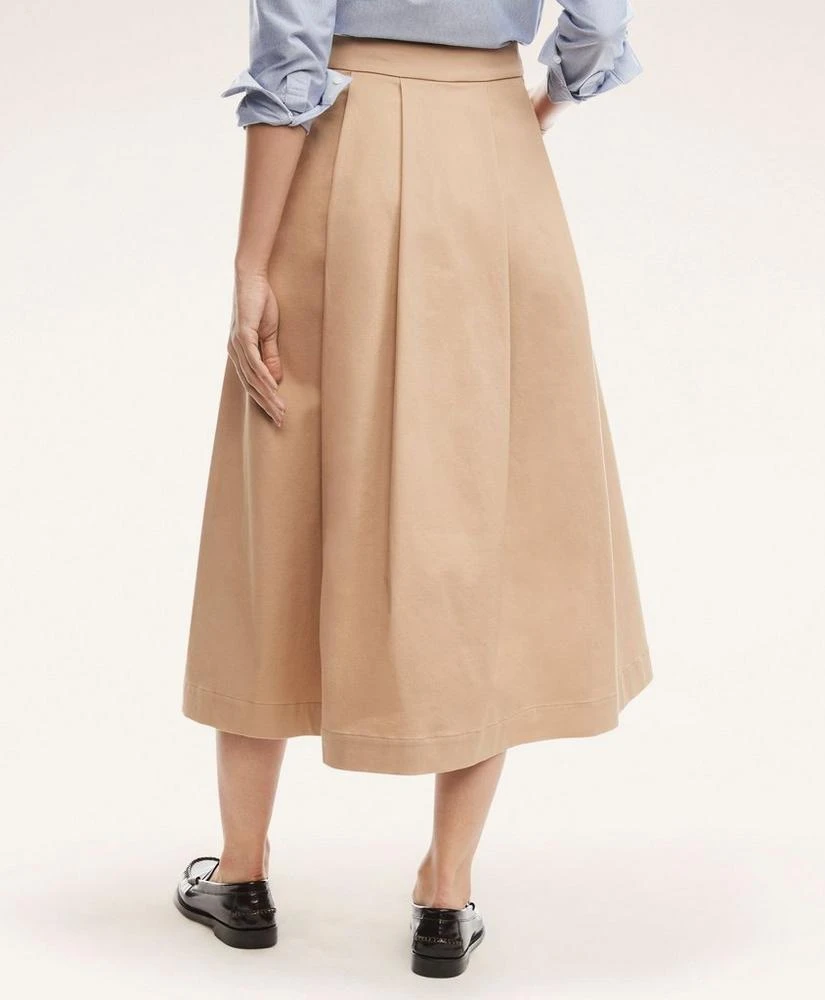 商品Brooks Brothers|Stretch Cotton Circle Skirt,价格¥811,第3张图片详细描述