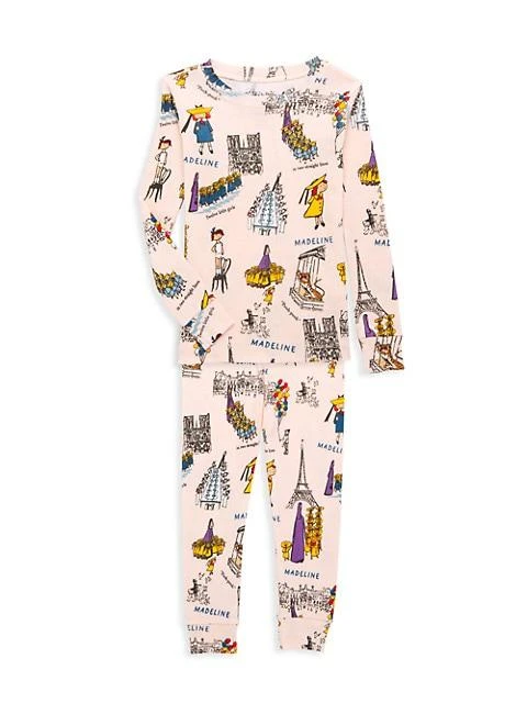 商品Books To Bed|Little Girl's & Girl's Madeline 3-Piece Pajama & Book Set,价格¥212,第2张图片详细描述