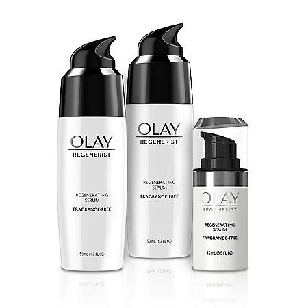 商品Olay|Olay Regenerist Regenerating Serum, Fragrance-Free (1.7 fl. oz., 2 pk. + 0.5 fl. oz.),价格¥365,第1张图片