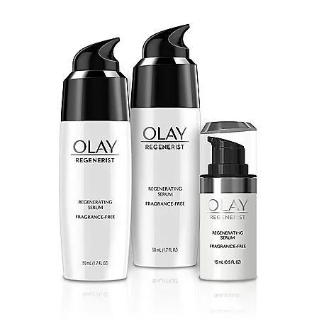商品Olay|Olay Regenerist Regenerating Serum, Fragrance-Free (1.7 fl. oz., 2 pk. + 0.5 fl. oz.),价格¥316,第1张图片