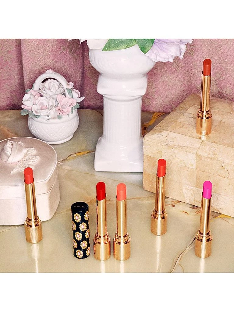 商品Gucci|Gucci Rouge de Beauté Brilliant Shine Glow and Care Lipstick,价格¥365,第4张图片详细描述