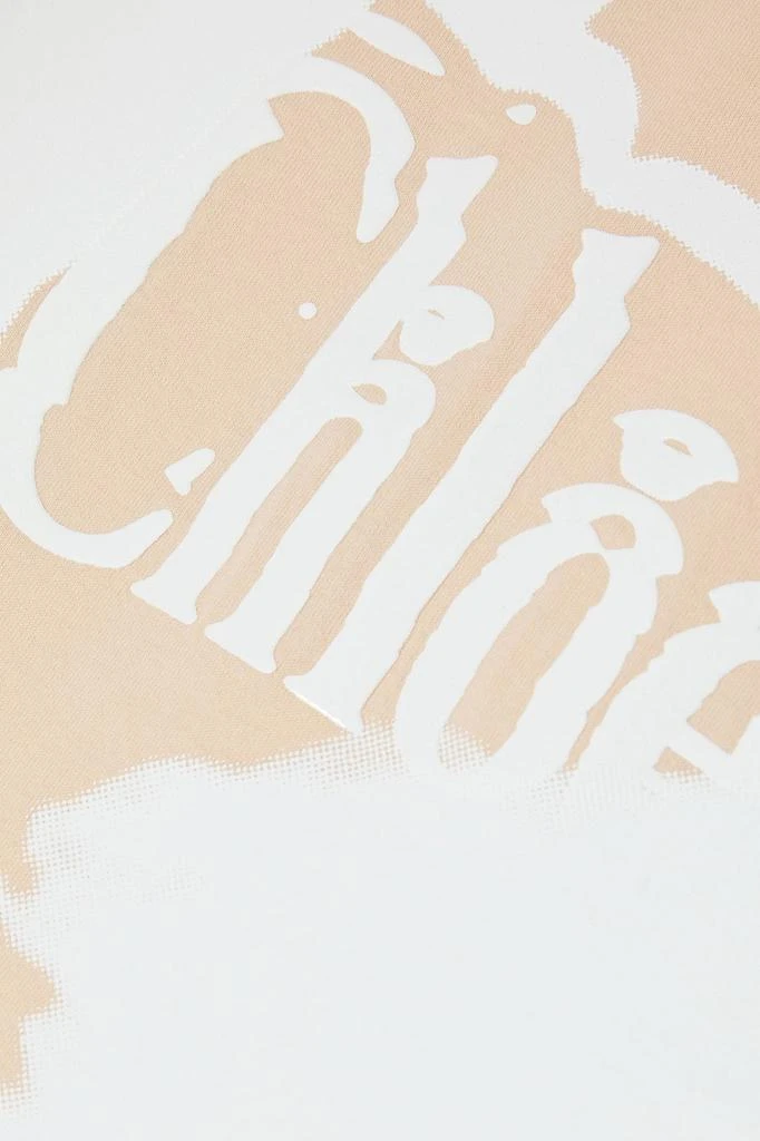 商品Chloé|Printed cotton-jersey T-shirt,价格¥737,第2张图片详细描述