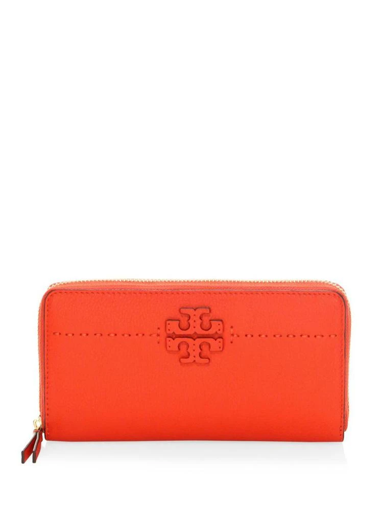 商品Tory Burch|McGraw Zip Leather Continental Wallet,价格¥1485,第1张图片