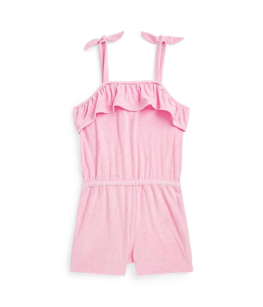 商品Ralph Lauren|Ruffled Cotton-Blend Terry Romper (Big Kids),价格¥343,第2张图片详细描述