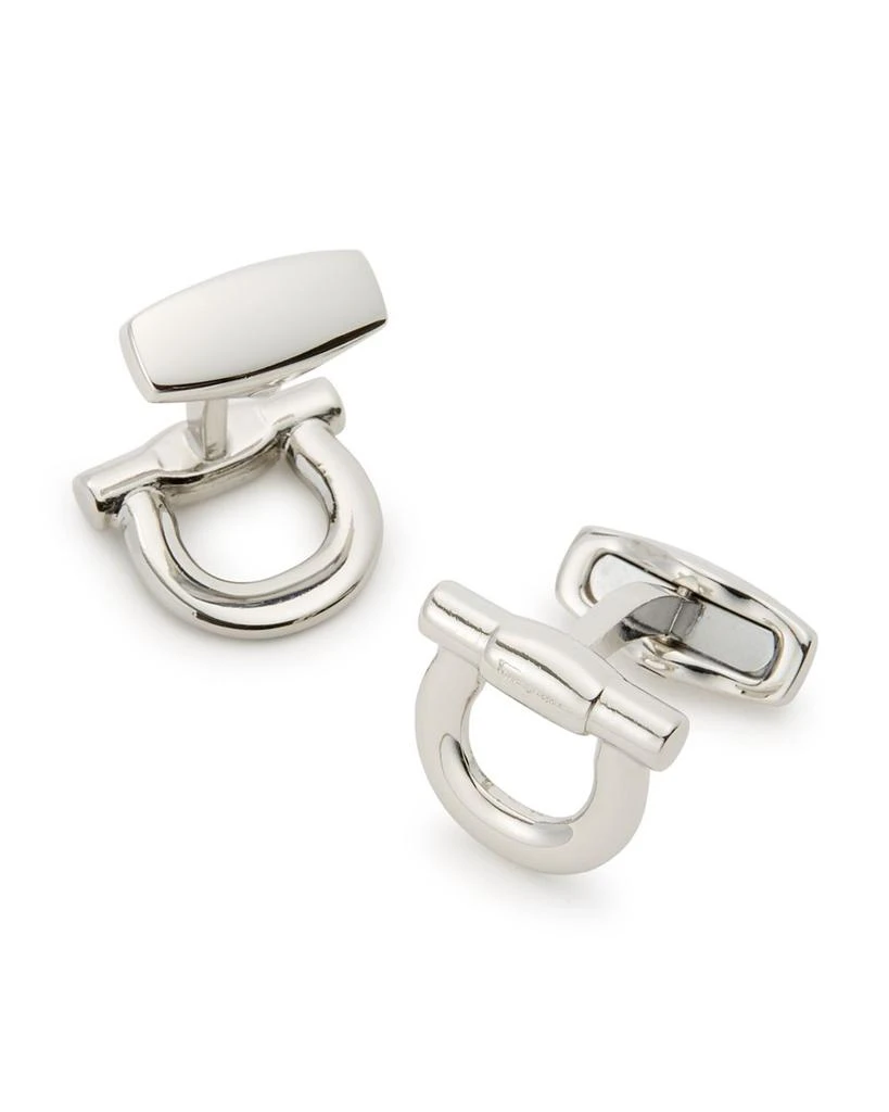 商品Salvatore Ferragamo|Men's Gancini Cufflinks,价格¥2634,第1张图片详细描述